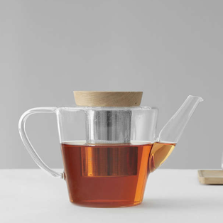 Glass Teapot-Viva Canada