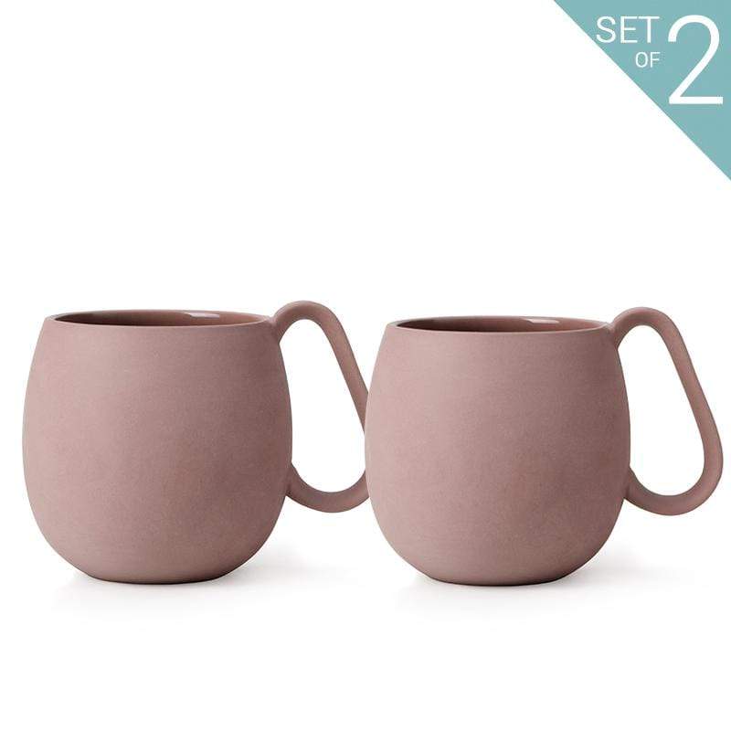Nina™ Tea Mug - Set Of 2 - VIVA | Color=Powder Brown