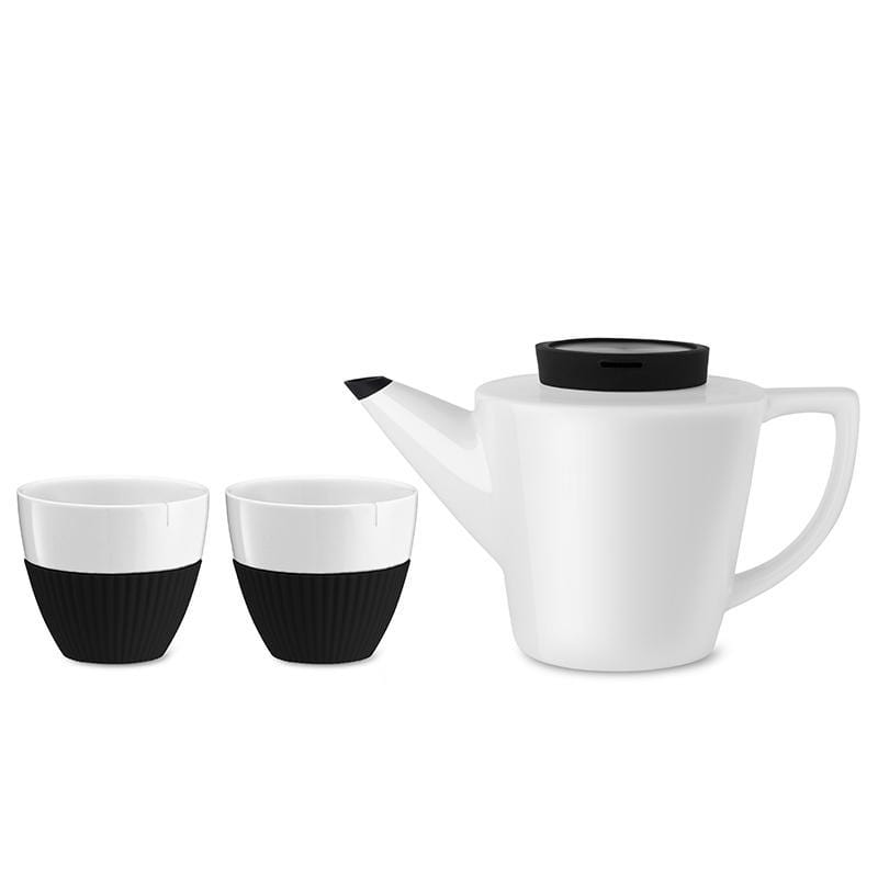 Infusion™ Porcelain Tea Set-VIVA Scandinavia | Color=Black