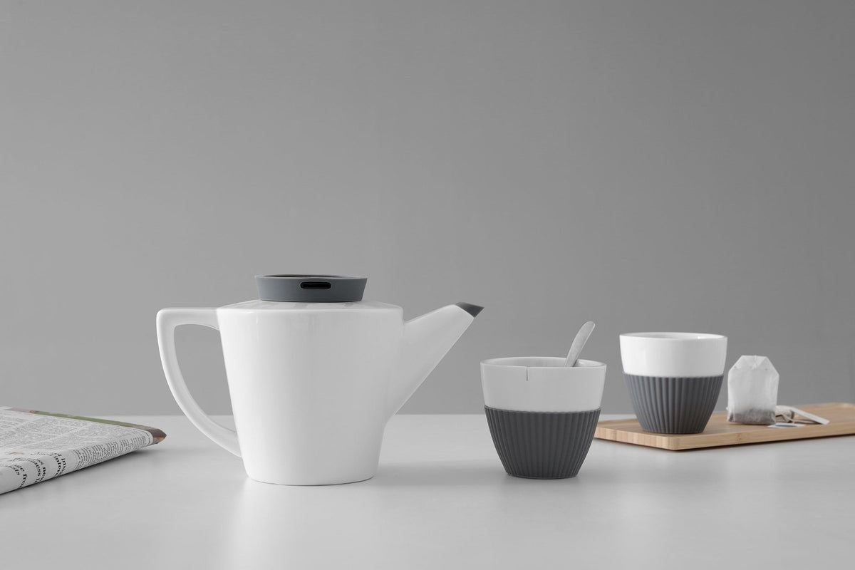 Infusion™ Porcelain Tea Set-VIVA Scandinavia | Color=ash grey