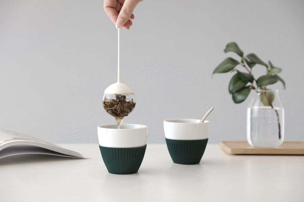 Anytime™ Tea Cup - Set Of 2-VIVA Scandinavia | Color=pine green