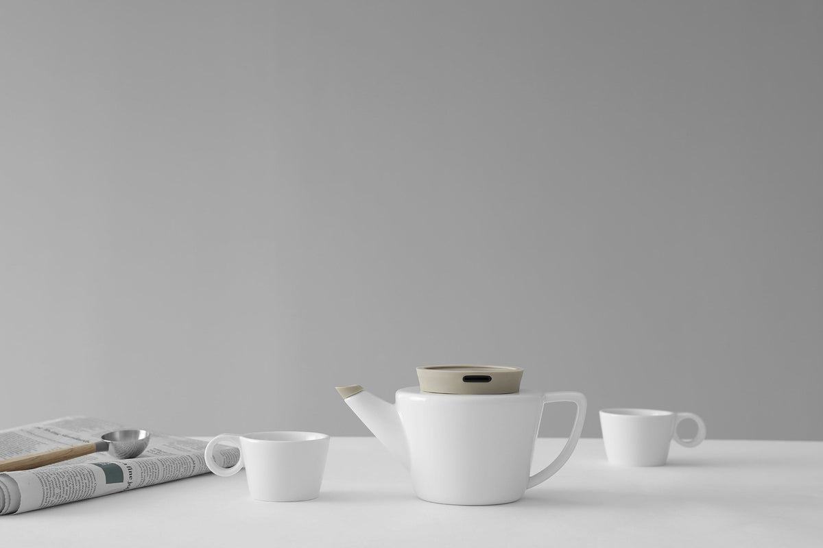 Infusion™ Porcelain Teapot Small-VIVA Scandinavia | Color=Buttermilk