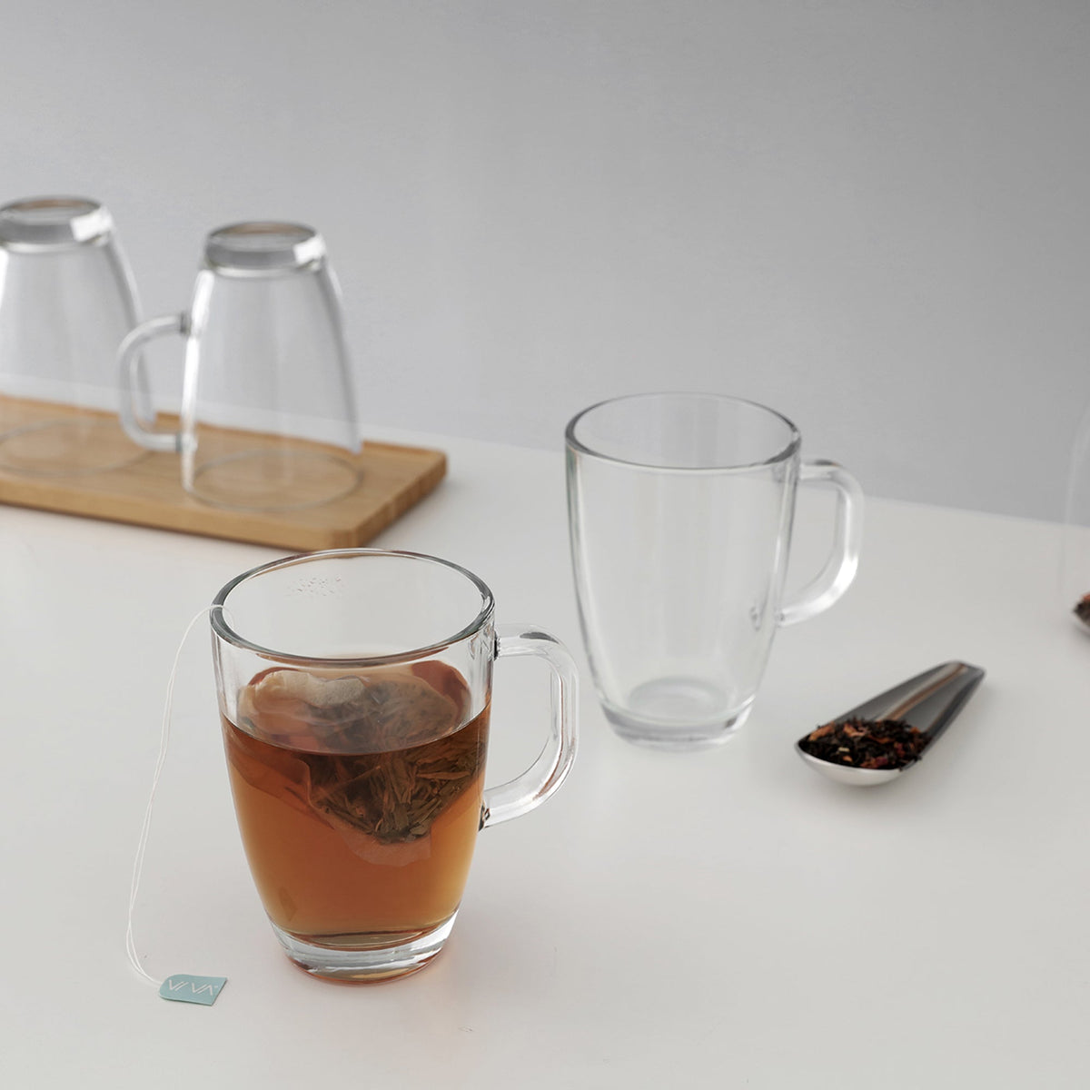 EXPRESS Glass Mugs - Set of 4