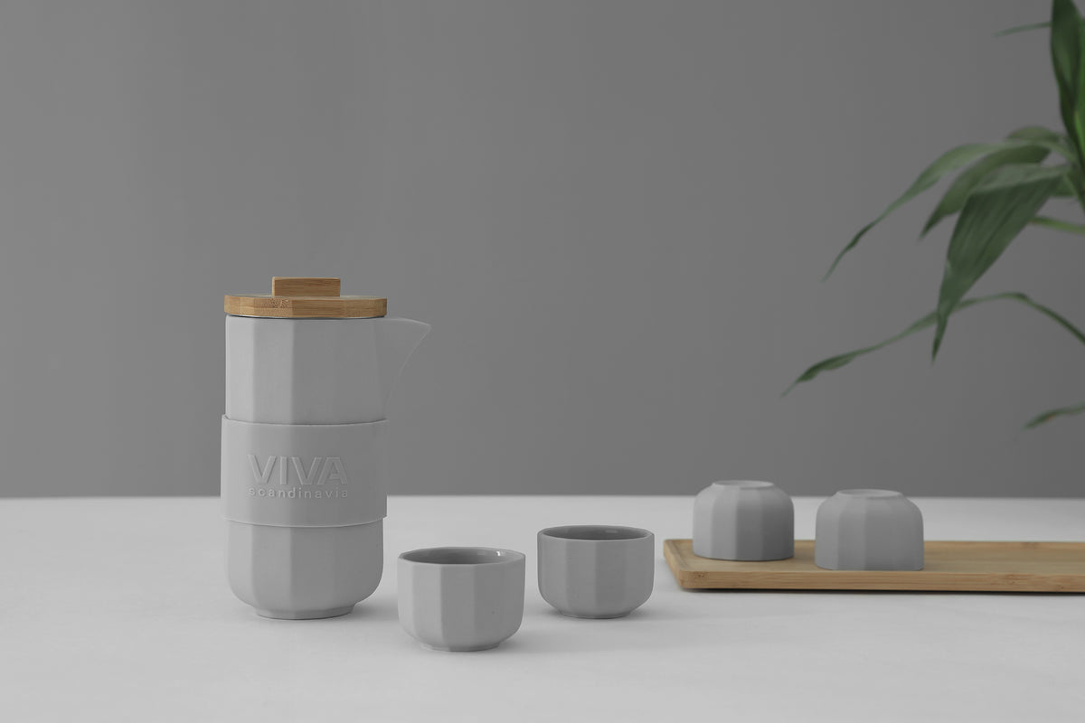 Alexander™ Tea Set - VIVA | Color=Light Gray