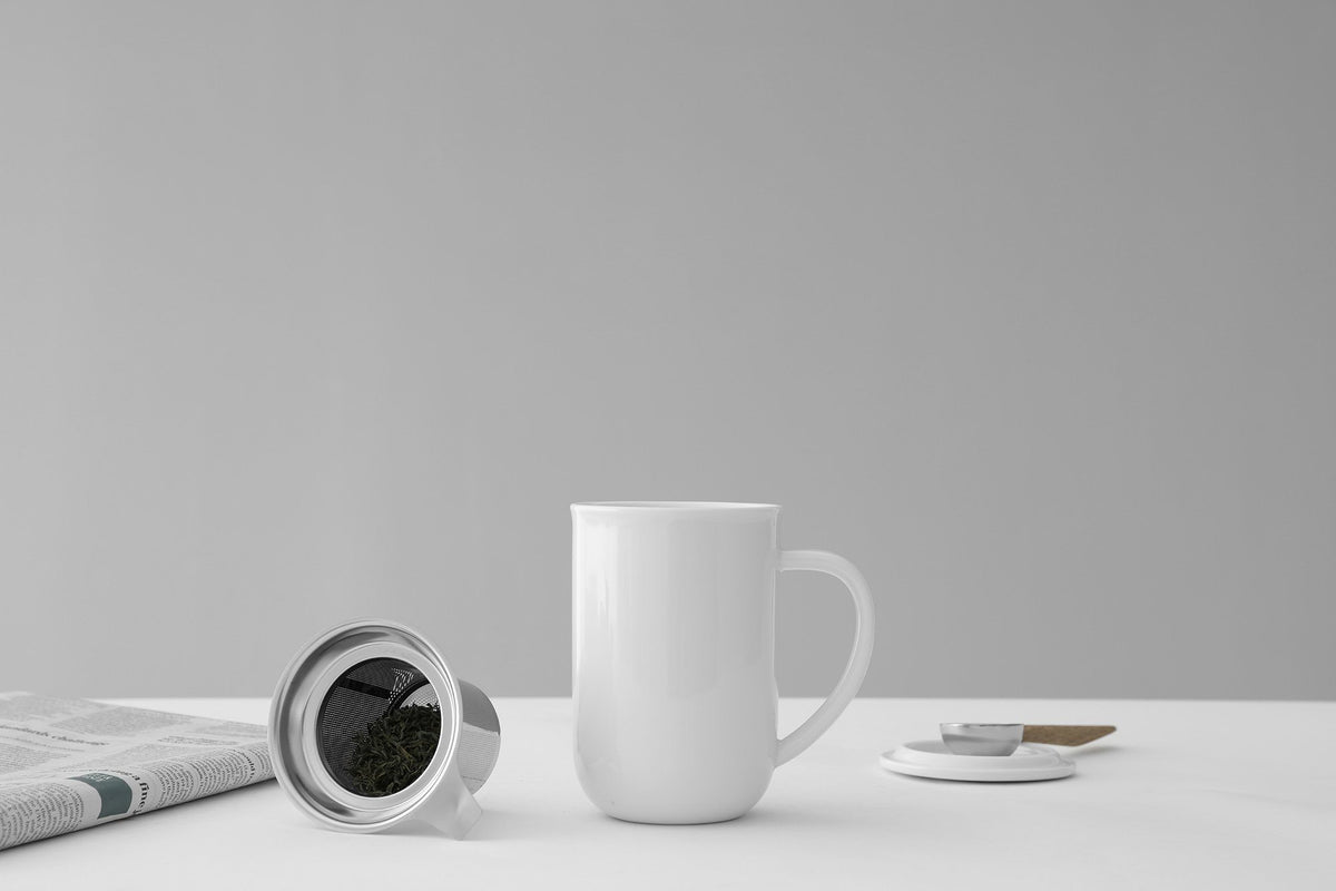 Minima™ Balance Tea Mug - VIVA | Color=Pure white