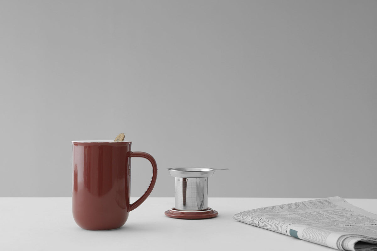 Minima™ Balance Tea Mug - VIVA | Color=Cranberry