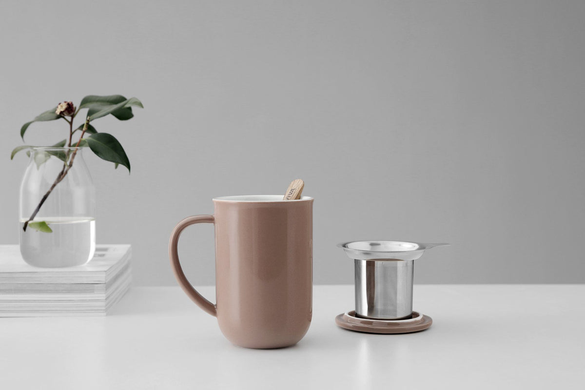 Minima™ Balance Tea Mug - VIVA | Color=powder brown