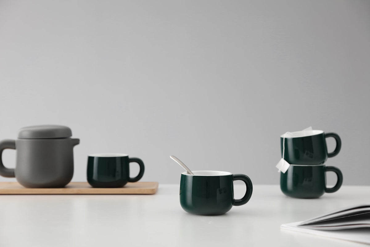 Isabella™ Tea Cup - Set Of 4 - VIVA | Color=pine green