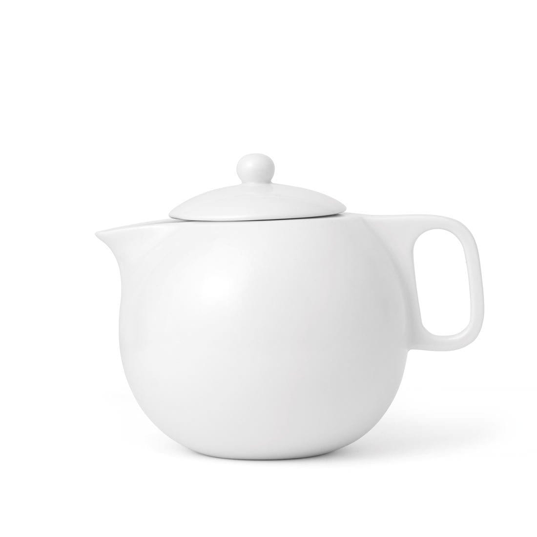 Jaimi™ Porcelain Teapot Large - VIVA | Color=Pure white